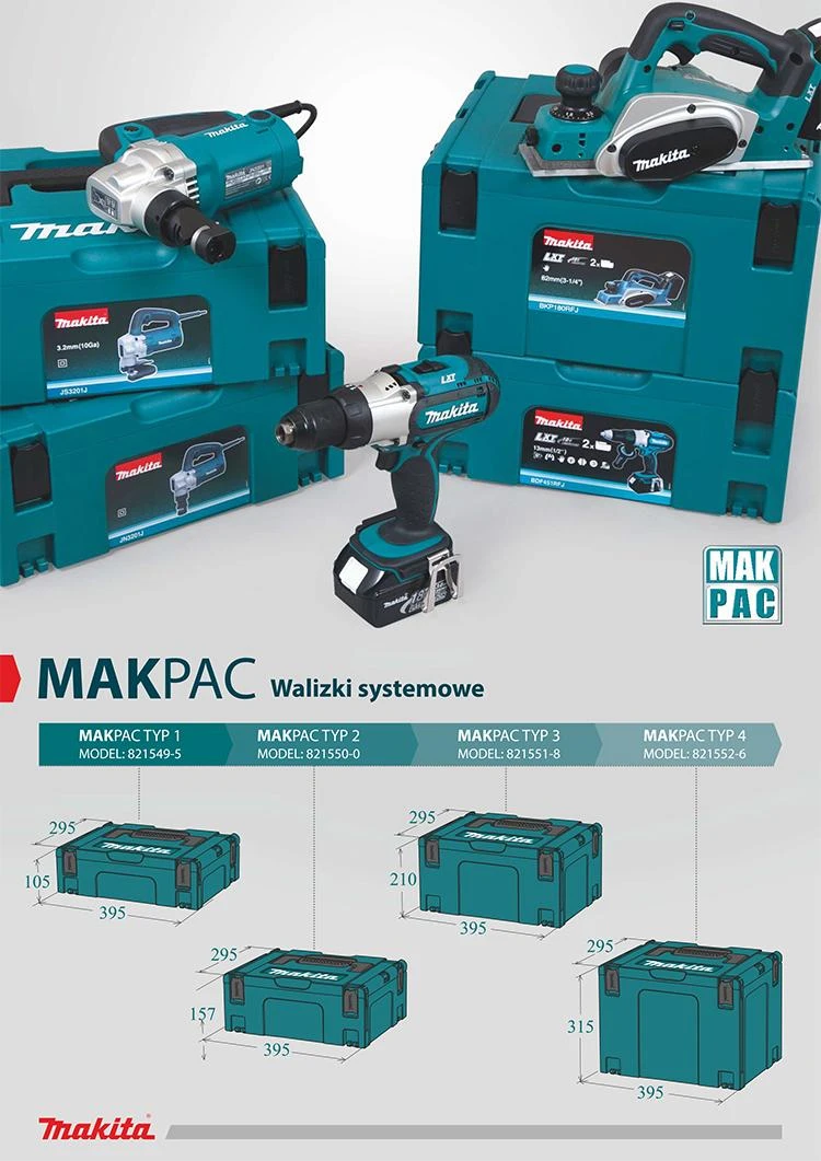 Makita Makpac lagaminas nr.3 821551-8 395x295x215 mm