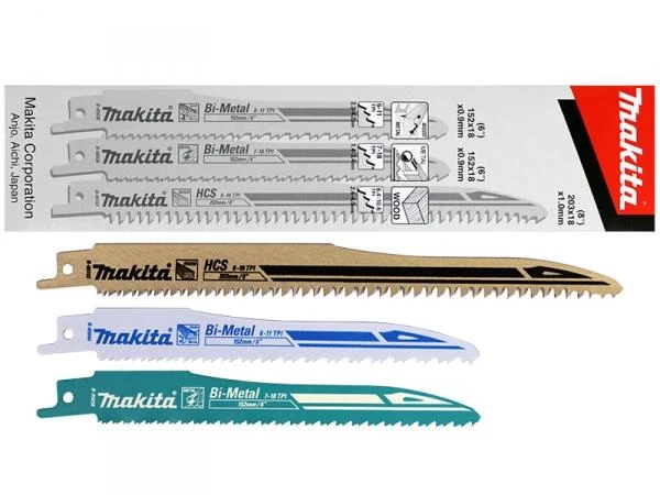 Makita Tiesinio pjūklo pjūklelių komplektas 3Vnt. SUPER EXPRESS B-13677 Komplektas
