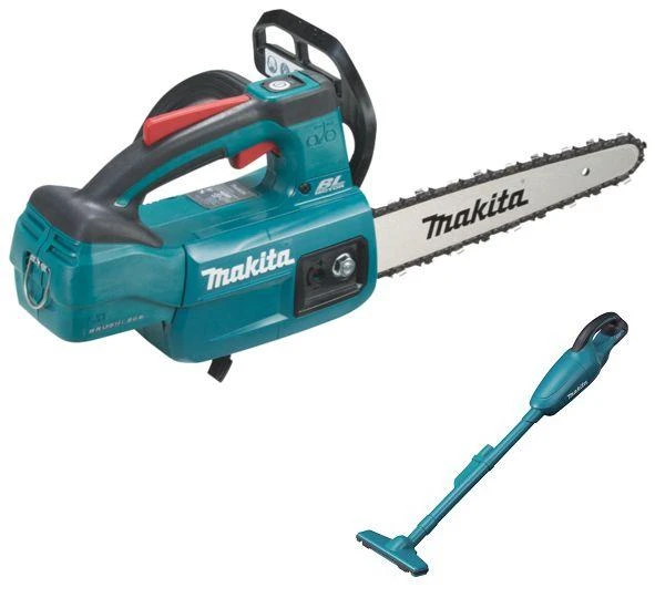 Makita DUC254CZ Akumuliatorinis grandininis pjūklas, 18 V, BL variklis, 250 mm (drožimo juosta), 24 m/s, be akumuliatoriaus ir krovikli