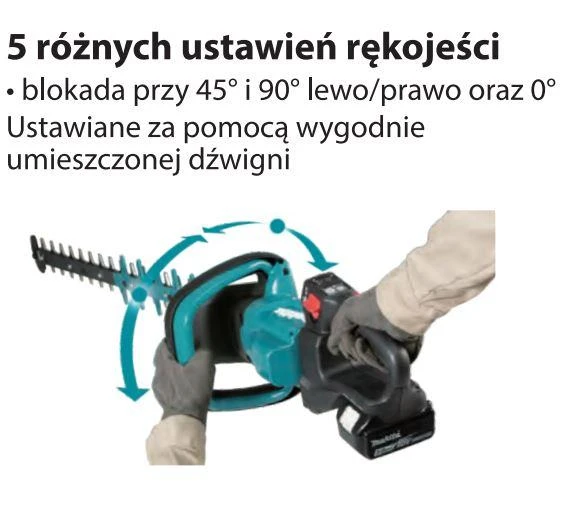 MAKITA gyvatvorių žirklės DUH602Z 18V 600mm be akumuliatorių ir kroviklio