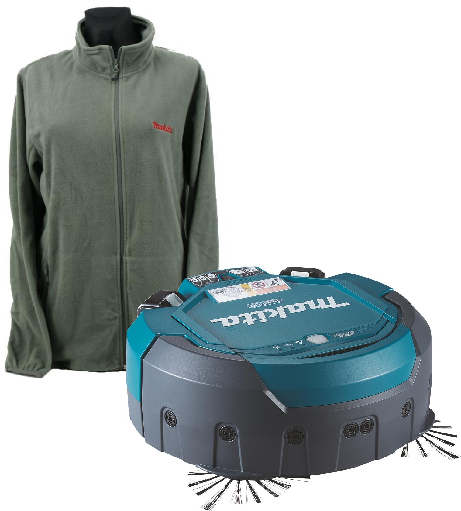 Dulkių siurblys - robotas Makita DRC200Z 2x18V Li-Ion, be akumuliatorių ir kroviklio!