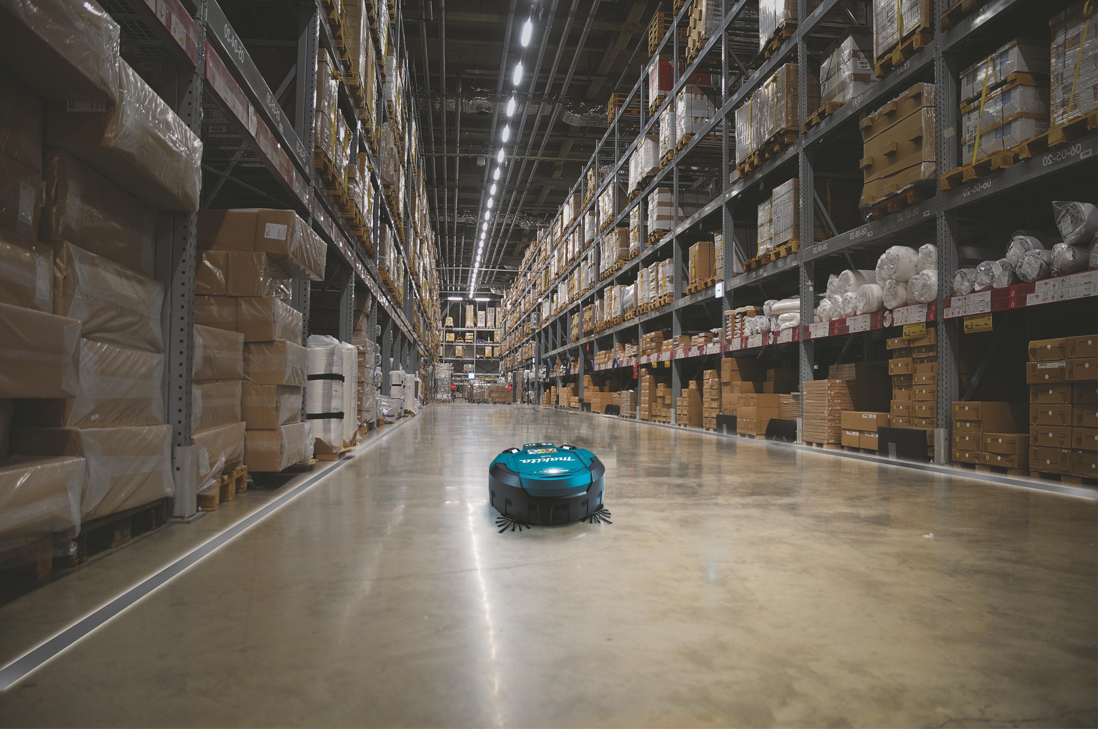 Dulkių siurblys - robotas Makita DRC200Z 2x18V Li-Ion, be akumuliatorių ir kroviklio!