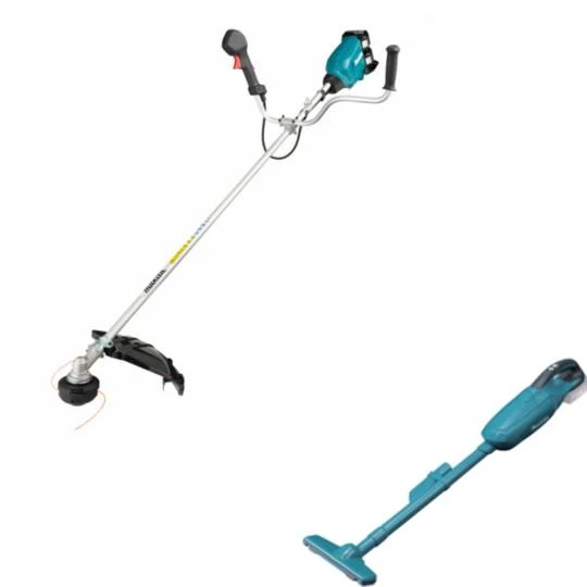 MAKITA akumuliatorinė žoliapjovė DUR369APT2 2x18V, 2x5,0Ah pilnas komplektas