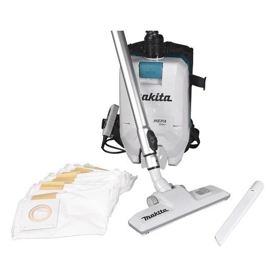 Makita VC008GZ Akumuliatorinis (kuprinė) dulkių siurblys 40V XGT, komplektuojama be akumuliatorių ir kroviklio!