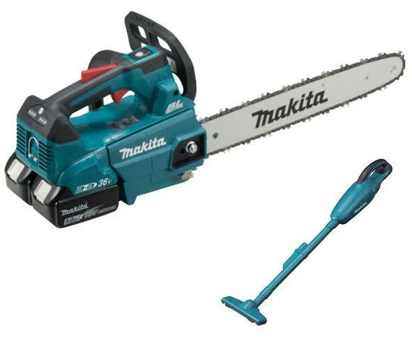 Grandininis pjūklas Makita DUC406PT2B; 2x18 V; 2x5,0 Ah akum.; 40 cm juosta