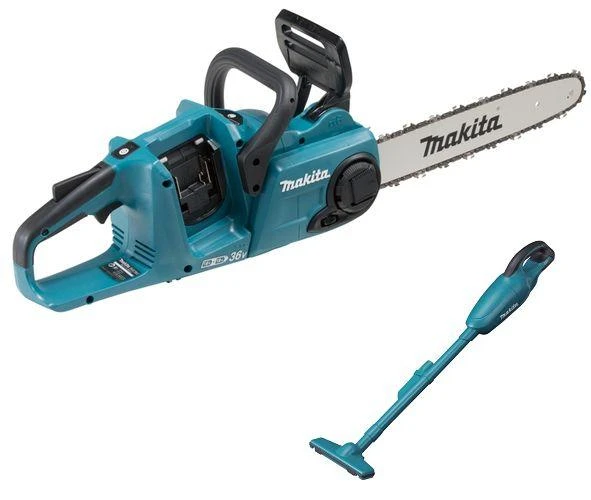 Makita DUC353Z Akumuliatorinis grandininis pjūklas, 2X18V, BL, 35cm, 20 m/s, be akumuliatorių ir kroviklio