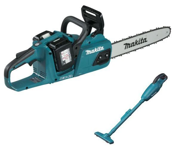 Grandininis pjūklas Makita DUC355PT2; 2x18 V; 2x5,0 Ah akum.; 35 cm juosta