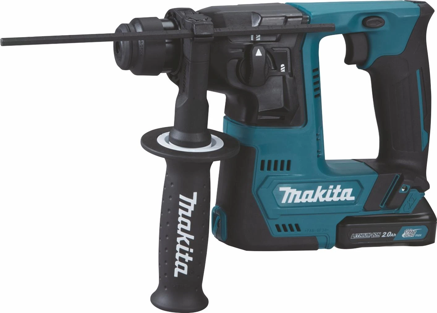 Makita HR140DZ Akumuliatorinis perforatorius, 12V MAX, SDS+, LED, Be akumuliatorių ir kroviklio!