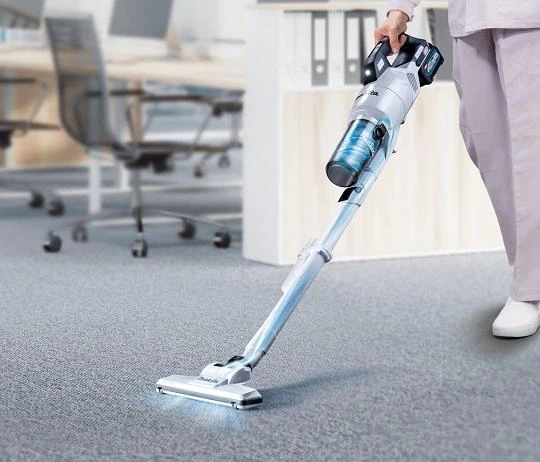 Makita CL003GZ10 Akumuliatorinis dulkių siurblys 40V XGT, 120W, cikloninis, Be akumuliatorių ir kroviklio! Balts (Pažeista pakuotė)