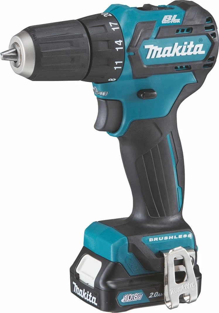 Makita DF332DZ Akumuliatorinis gręžtuvas, 12V MAX, Be akumuliatorių ir kroviklio!