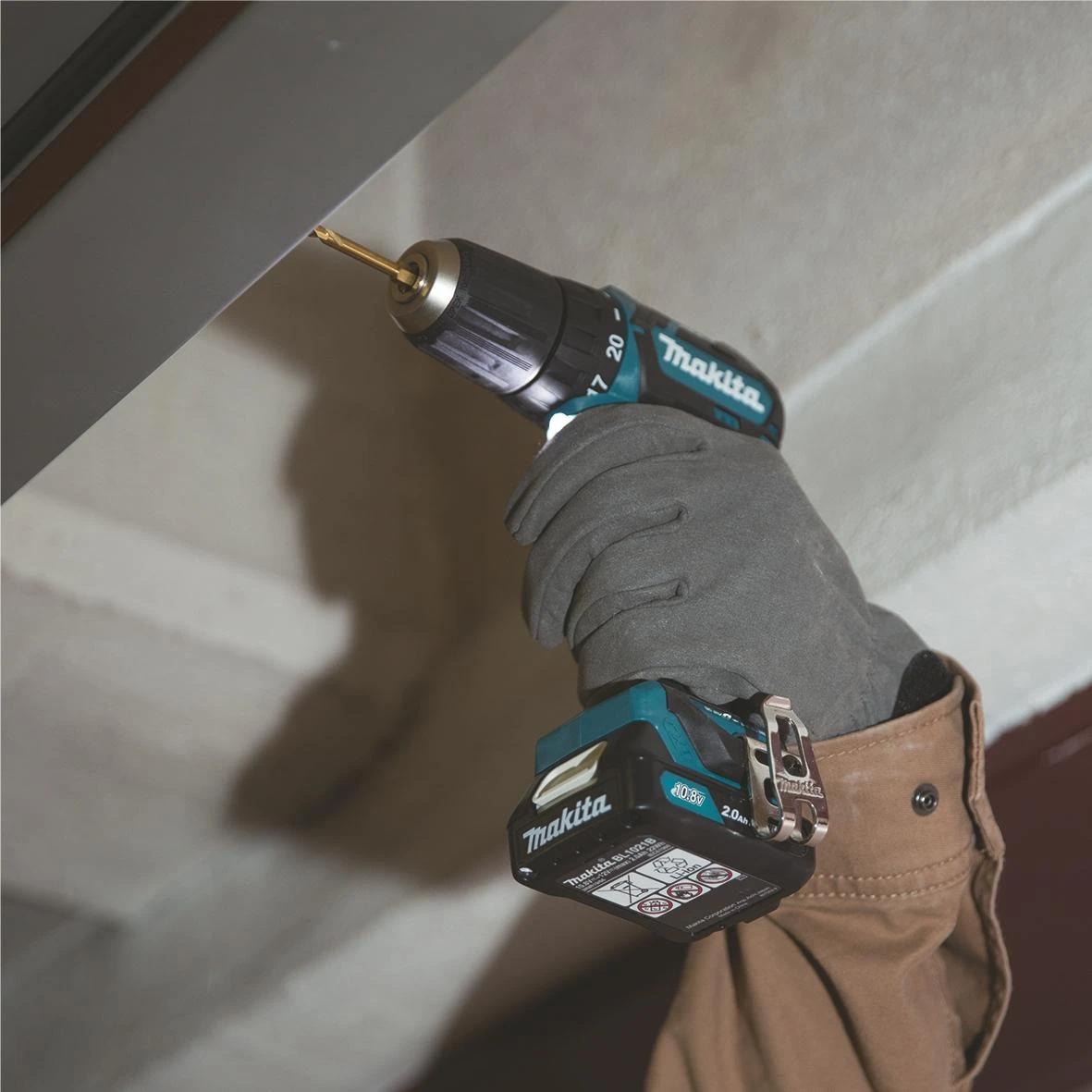 Makita DF332DZ Akumuliatorinis gręžtuvas, 12V MAX, Be akumuliatorių ir kroviklio!