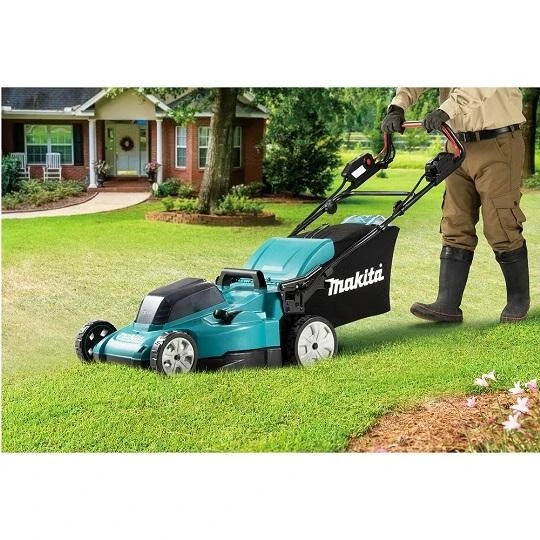 MAKITA.KOSIARKA 2x18V DLM481CT2 savaeigė 48cm 2x5,0Ah