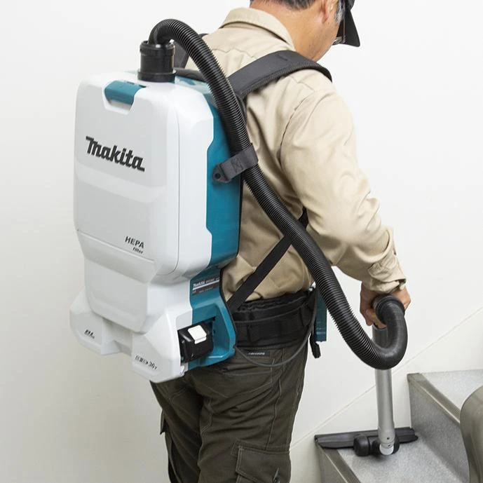 Makita DVC660Z Akumuliatorinis (kuprinė) dulkių siurblys 2x18 V Li-ion, komplektuojama be akumuliatorių ir kroviklio!