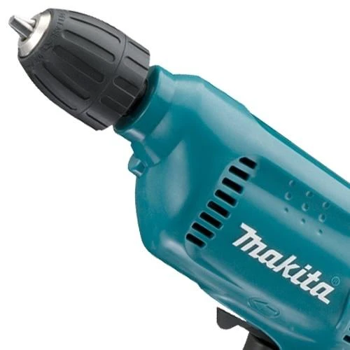 Makita 6413 Gręžtuvas, 450 W, 0-3400 min-1, ranka užveržiamas griebtuvas 10 mm, 1,3kg