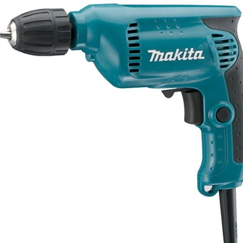 Makita 6413 Gręžtuvas, 450 W, 0-3400 min-1, ranka užveržiamas griebtuvas 10 mm, 1,3kg