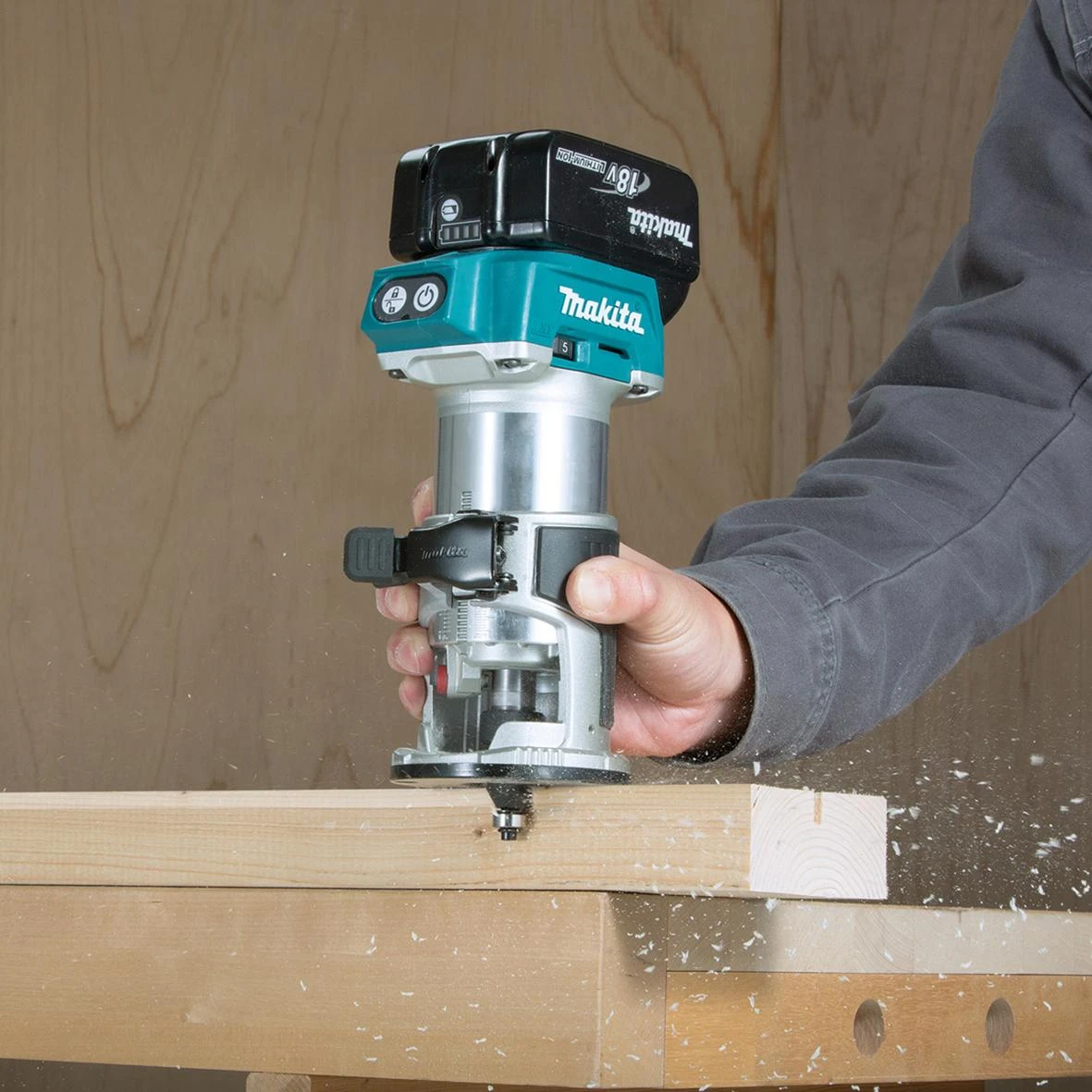 Makita DRT50ZX4 18V frezavimo staklės