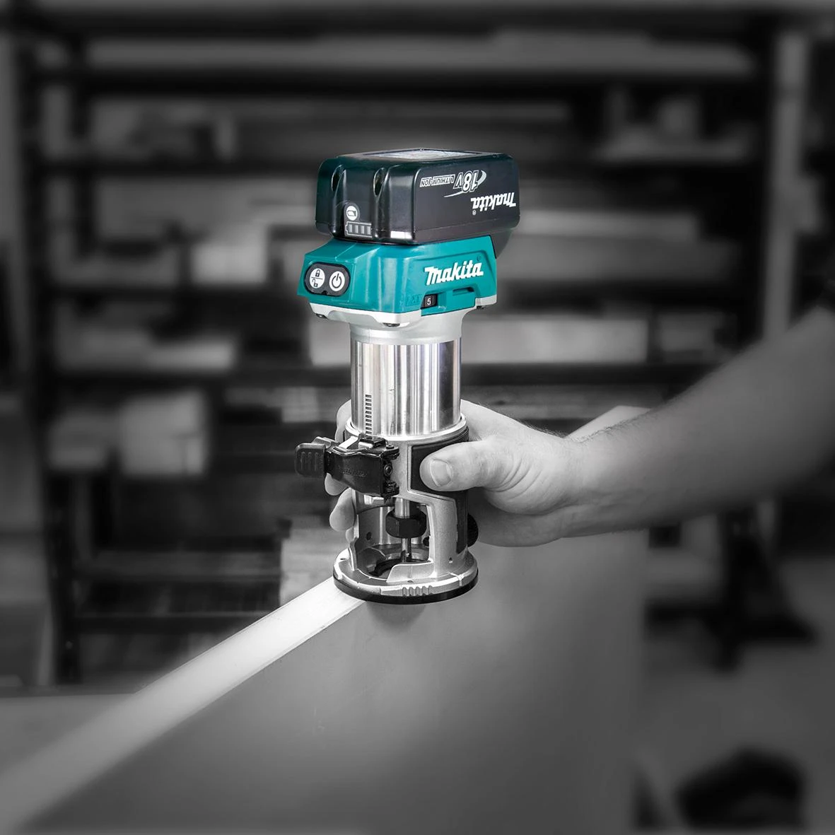 Makita DRT50ZX4 18V frezavimo staklės