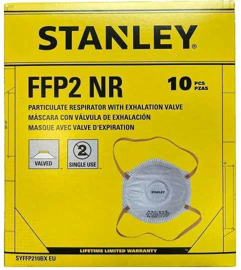 Stanley FFP2 respiratoriai, 10 vnt. pakuotė