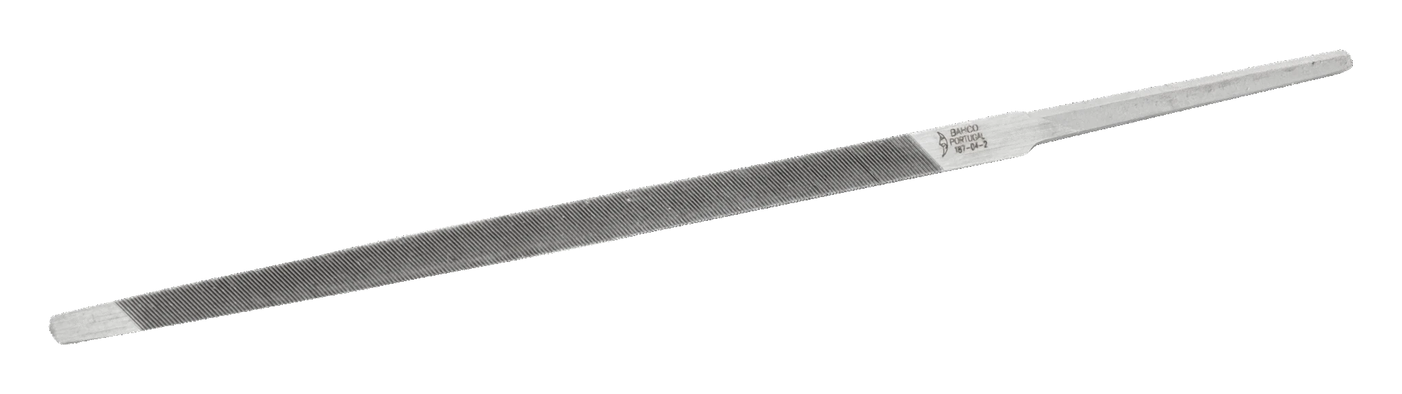 trikampė rankinė dildė su sumažintu skerspjūviu, 125 mm Bahco [4-187-05-2-0] be rankenos