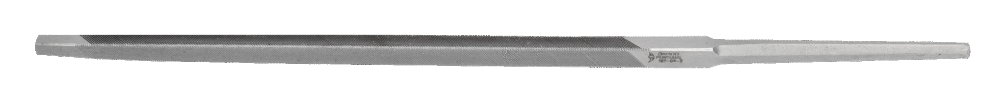trikampė rankinė dildė su sumažintu skerspjūviu, 125 mm Bahco [4-187-05-2-0] be rankenos