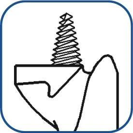 Grąžtas Wiertło Alpen Set Auger Drill Bits 6-pcs L 460