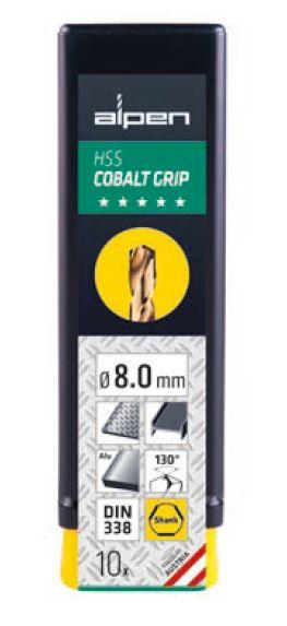 metalinis grąžtas, kobaltas 3,2 mm, HSS-Co ALPEN [0065600320100]
