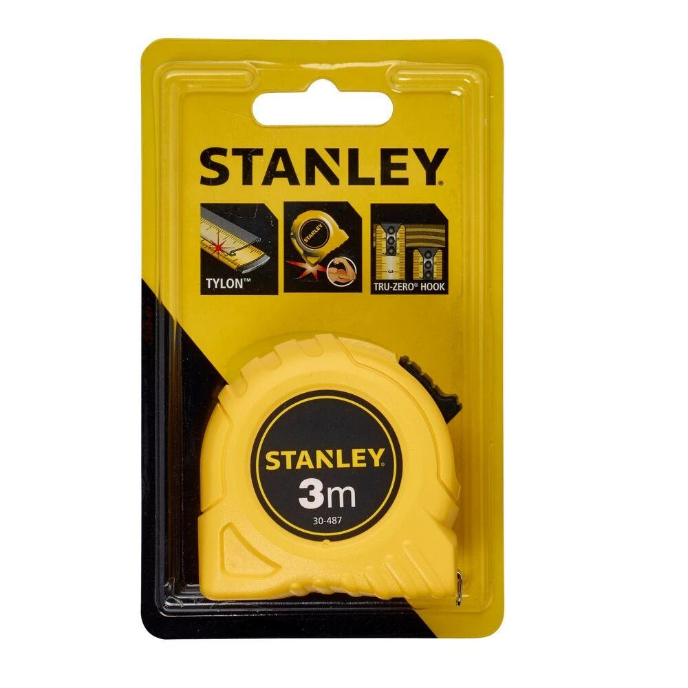 STANLEY MIARA ZWIJANA 3m PLASTIKOWY KORPUS, KARTA 1-30-487