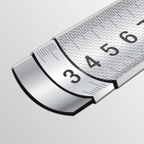 miara zwijana 5m Komelon [IR59], INOX guma