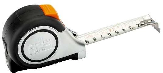 Ruletė Bahco Inox MTS 8m x 25mm su aut. stabdžiu, gumuota, magnetas