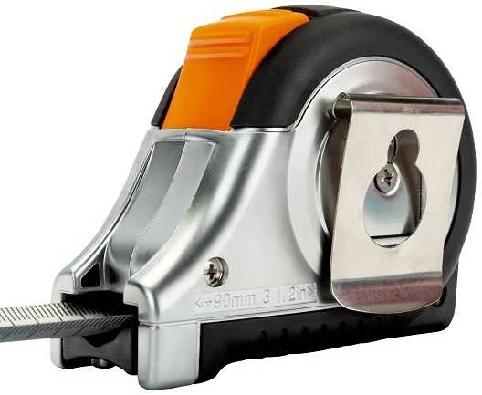 Ruletė Bahco Inox MTS 8m x 25mm su aut. stabdžiu, gumuota, magnetas