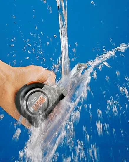Ruletė Bahco Inox MTS 8m x 25mm su aut. stabdžiu, gumuota, magnetas
