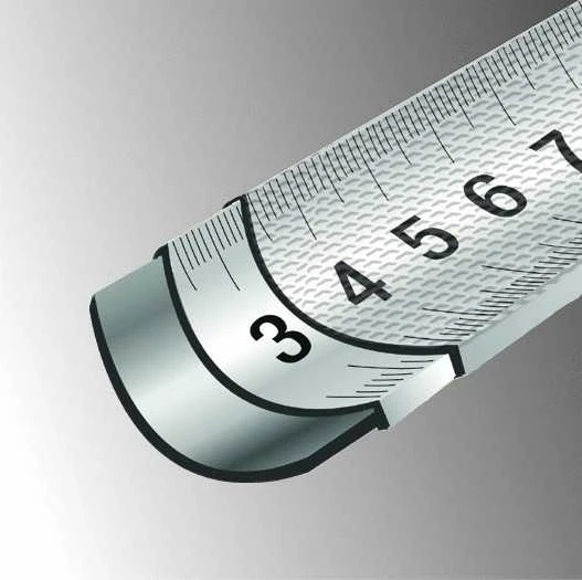 Ruletė Bahco Inox MTS 8m x 25mm su aut. stabdžiu, gumuota, magnetas
