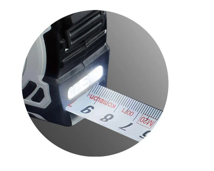 Ruletė su LED apšvietimu, KMC-93L, 8 m, KOMELON