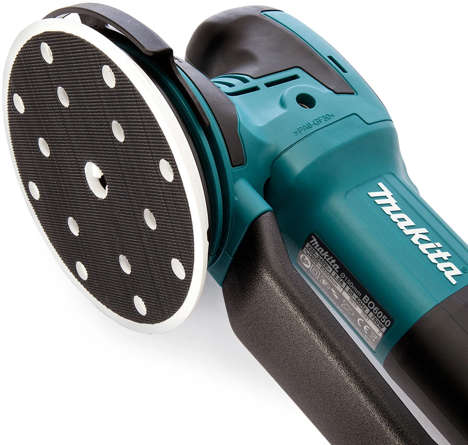 Makita BO6050J Ekscentrinis šlifuoklis, 750 W, 1600-6800 min-1, 5,5 mm, 2,6 kg
