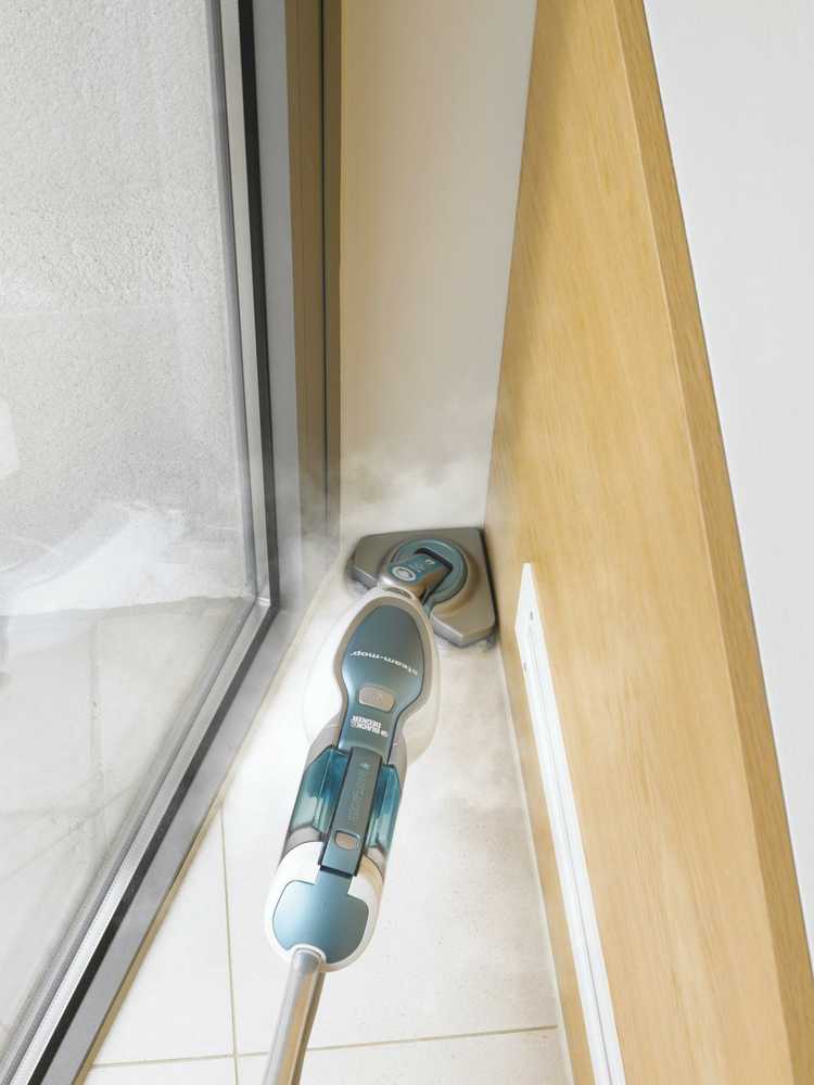 Dulkių siurblys Black & Decker „Juodas & Decker“ garinė šluota 1600 W Juodas & Decker [FSM1630-QS]