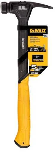 plieno vientisas su magnetiniu laikikliu plaktukas vinims, 624g, DeWalt [DWHT51006-0]