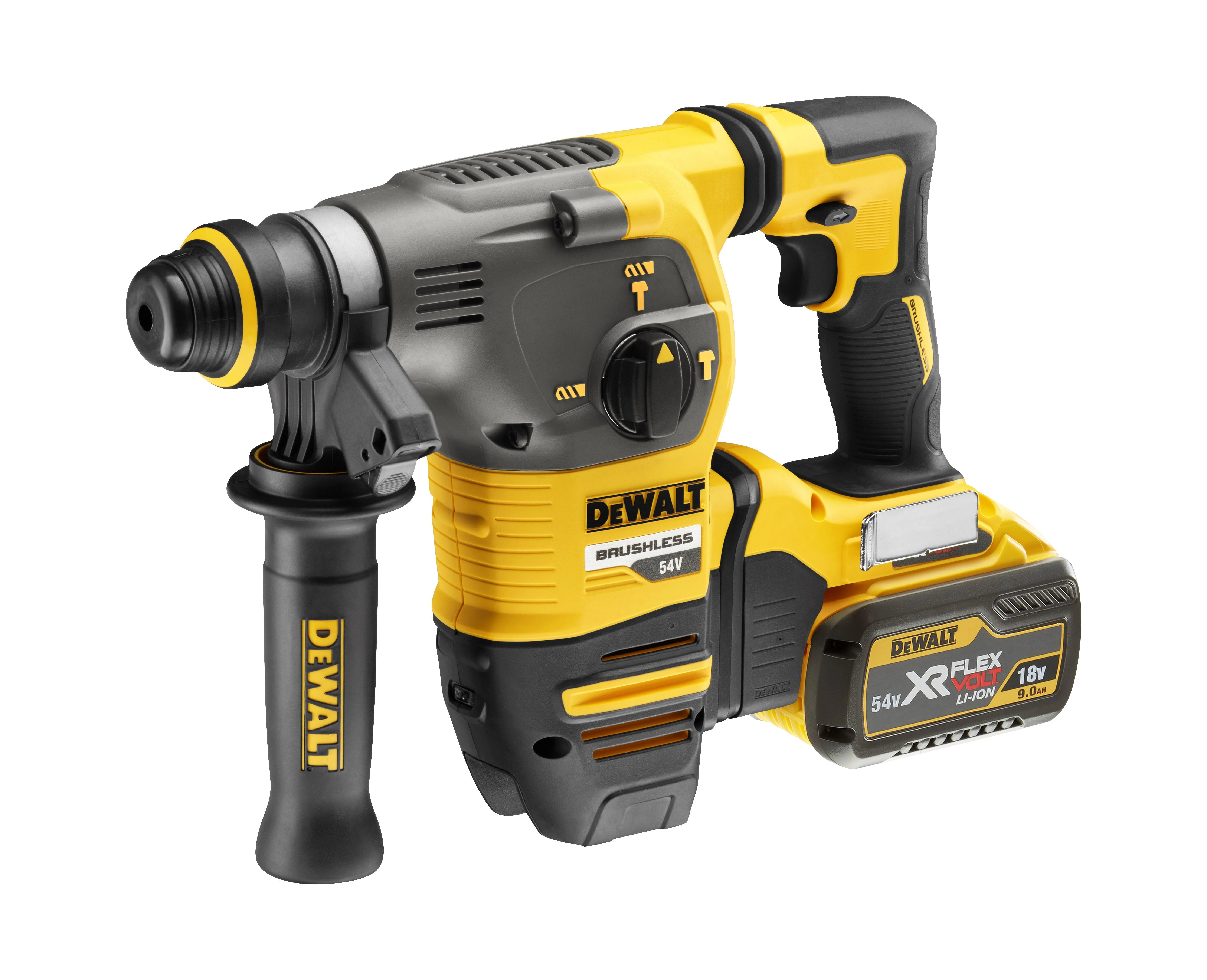 Perforatorius DeWalt DCH333X2-QW; 3,5 J; SDS-plus; 54 V; 2x9,0 Ah akum.
