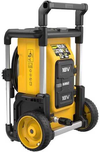Dewalt aukšto slėgio plovykla DCMPW1600N 2x18V, max 110bar, be akumuliatoriaus ir kroviklio
