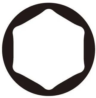 1/4 colio šešiakampė rankinė galvutė, 13 mm, Koken [2400M 13]