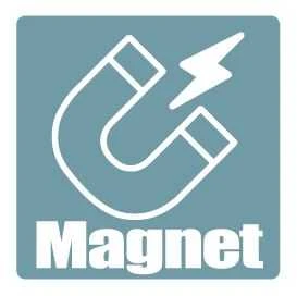 Šešiakampė smūginė galvutė su magnetu, 10 mm, 3/8 colio kvadratinei pavarai, Koken [13400MG 10]