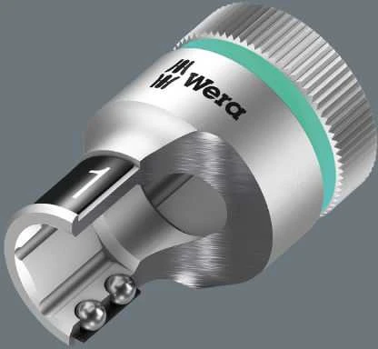 Wera 8790 HMC HF Zyklop, 1 vnt., Šešiakampis, 25,4 / 2 mm (1 / 2"), 37 mm
