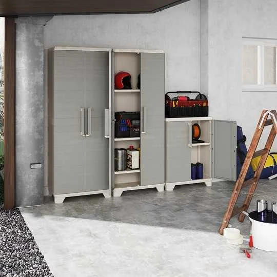 žema linijinė medžio spinta, 248101, KETER [17210300]