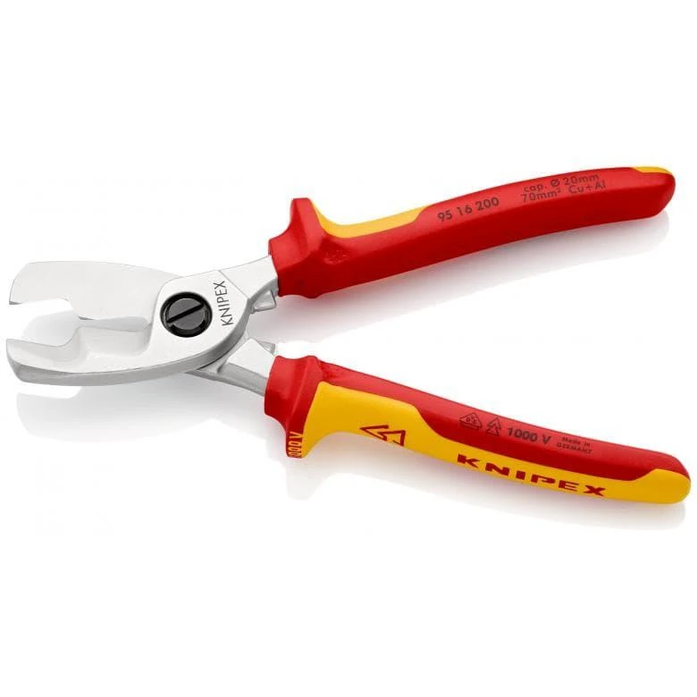 Elektrikų kabelio žirklės KNIPEX 9516, 200mm