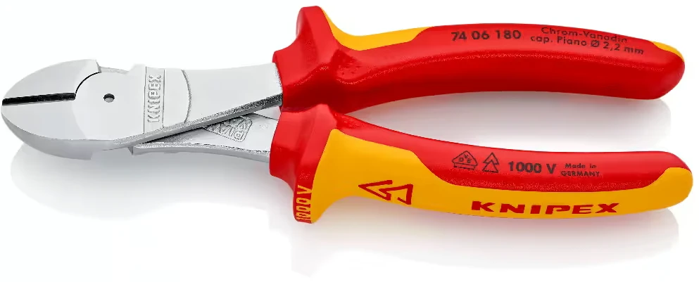 Didelės svertinės jėgos kirpimo replės KNIPEX 7406180