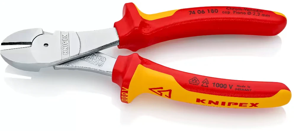 Didelės svertinės jėgos kirpimo replės KNIPEX 7406180