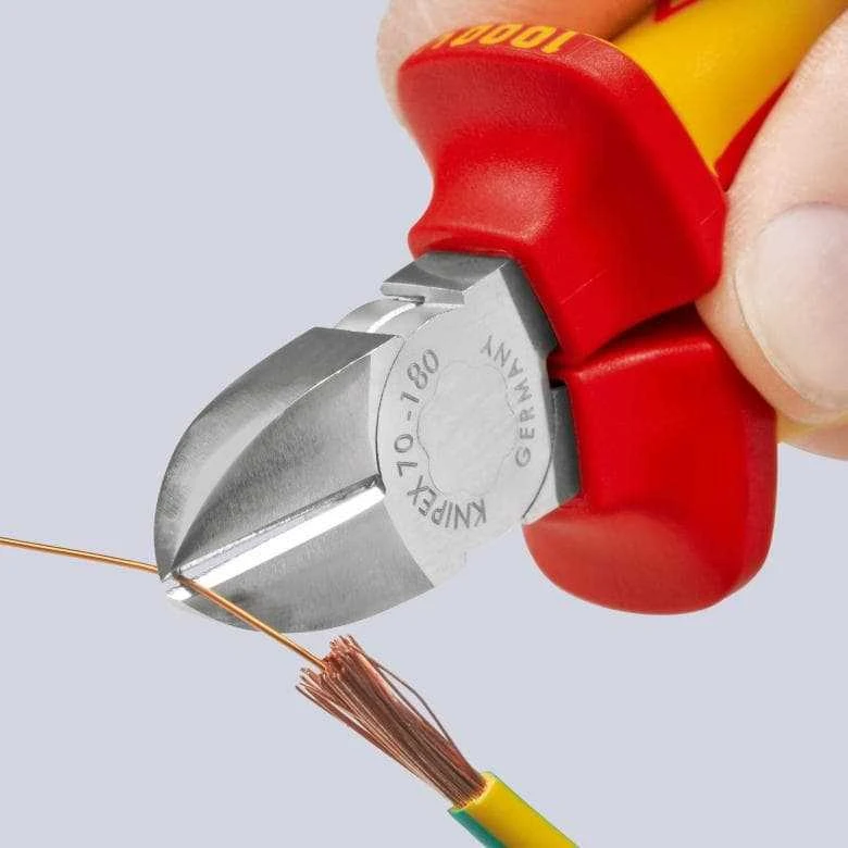 KNIPEX įstrižainė pjaustytuvas