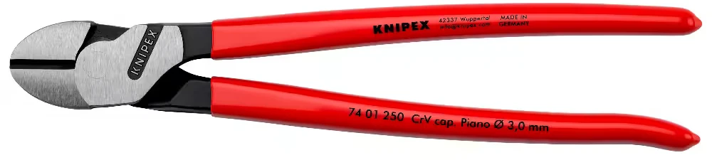 Didelės svertinės jėgos kirpimo replės KNIPEX 7401250