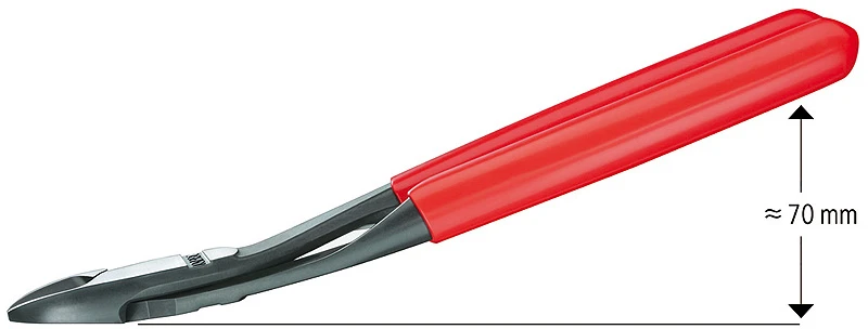 Didelės svertinės jėgos kirpimo replės KNIPEX 7421