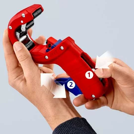 PVC vamzdžių pjaustiklis KNIPEX DPT50