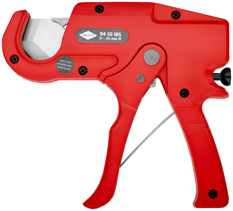 Plastikinių vamzdžių kirpimo įrankis KNIPEX